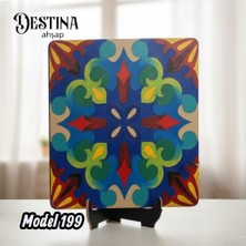 Destina Ahşap Mandala Boyama Seti-Model 199