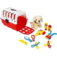 Çantalı Peluş Köpek Kuaför Oyun Seti, Renkli Eğlence