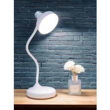 USB Şarjlı 36 cm Esnek Boyun Masa Lambası