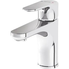 Krom Lavabo Bataryası - 120 mm Çıkış Ucu, 90 mm Yükseklik
