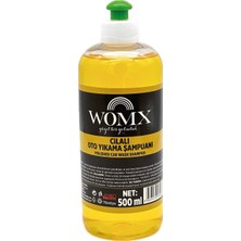 Womx Cilalı Oto Yıkama Şampuanı 500 ml - Boya Koruyucu ve Parlatıcı Etkili Konsantre Şampuan