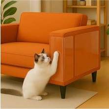 Kendinden Yapışkanlı Şeffaf Kedi Bandı, 40 cm x 3 M, Çizilmelere Karşı Dayanıklı