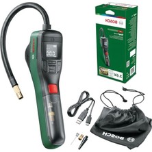 Bosch Home And Garden Easypump Elektrikli Hava Pompası Mini Kompresör, 3.0 Ah Akü, 3.6 V, Otomatik Durdurma Fonksiyonu, 150 Psi, 10.3 Bar, Led, Usb-C Şarj, Yeşil