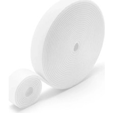 Tekrar Kullanılabilir Cırt Cırt Sabitleyici Kablo Düzenleyici, 5m x 1cm