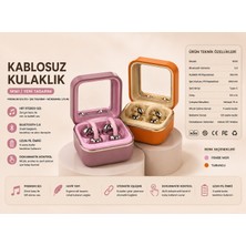 Azurtech M161 Bluetooth 5.0 Kablosuz Kulaklık – Şeffaf Kapaklı Premium Tasarım & Dokunmatik Kontrol