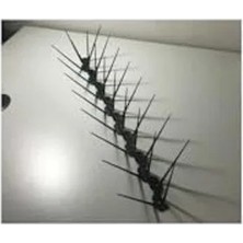 10 Adet Sıkışık Dikenli Kuş Koruma Bariyeri - Kuşları Kovmak Için Etkili Çözüm 50 Cm/güvercin Kovucu (Siyah)