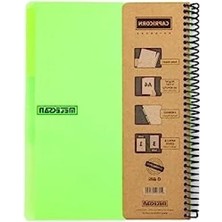 A4 Boyutunda, 180 Yapraklı, Pp Kapaklı Spiralli Defter, 6 Konulu