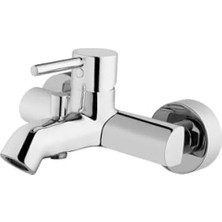 Modern Tasarımlı Banyo Bataryası - Krom Kaplama