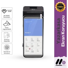 MundesTech Hugin S1 Yazarkasa Pos Ekran Koruyucu - Darbeye Dayanıklı 9h Nano - 1 Adet