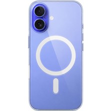 3gen Case iPhone 16 Uyumlu Animasyonlu Kablosuz Şarj Destekli Premium Şeffaf Sert Silikon