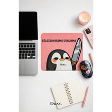 Duxy Esprili Desenli Mouse Pad, 23X19 Cm, Kaymaz Taban, Ev, Ofis ve Oyun Için Rahat ve Yumuşak Mousepad TCAD1998