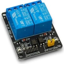 2 Kanal 12V Röle Modülü, Arduino ile Uyumlu Elektronik Parça