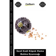 Carlburn #petshop Akıllı Isırılmaya Dayanıklı Zeka Geliştirici Eğitici Sesli Kedi Köpek Mama Bulma Oyuncağı