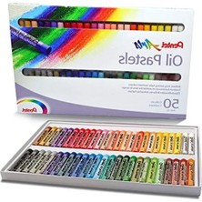 Çok Renkli 50 Adet Yağlı Pastel Boya Seti, Sanat ve Yaratıcılık Için