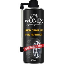 Womx Lastik Tamir Kiti 400 ml - Acil Durum Patlak Lastik Şişirici ve Onarıcı Sprey