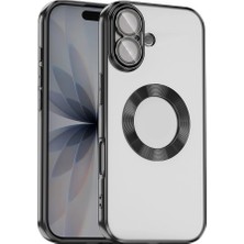 Apple iPhone 17 Kılıf Kamera Korumalı Logo Gösteren Zore Omega Kapak