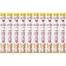 Yüksek Et Içerikli Yumuşak Çiğneme Çubukları - 10 Adet Paket