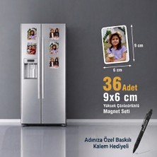 Craft Neova Kişiye Özel Fotoğraflı Magnet Seti - 36 Adet 9x6 cm - Pvc Kaplı Su Geçirmez Anı Magnetleri - Yüksek Çözünürlüklü Buzdolabı Magneti