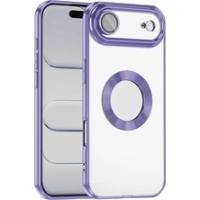 Apple iPhone 17 Air Kılıf Kamera Korumalı Logo Gösteren Zore Omega Kapak