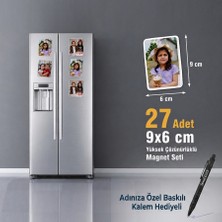 Craft Neova Kişiye Özel Fotoğraflı Magnet Seti - 27 Adet 9x6 cm - Pvc Kaplı Su Geçirmez Anı Magnetleri - Yüksek Çözünürlüklü Buzdolabı Magneti