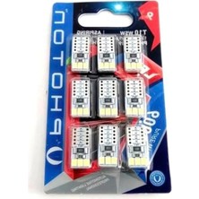 Dipsiz LED Ampul Seti, 9 Adet, Tavan ve Park Plakası Için Beyaz
