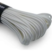 Beyaz Renk Paracord Ip 30 Metre ile Çok Amaçlı Kullanım