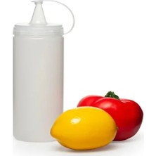 Colezium Şeffaf Sos Şişesi - 1000ML Dev Boy
