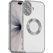 Apple iPhone 17 Kılıf Kamera Korumalı Logo Gösteren Zore Omega Kapak