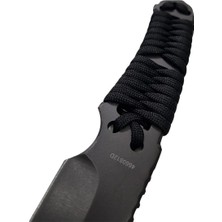 Nurcamp Outdoor Paracord Sarımlı Sabit Namlulu Hayatta Kalma ve Kamp Bıçağı