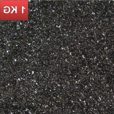 Doğal Akvaryum Kumu, 2mm, Siyah Renkli, 1 kg Paket