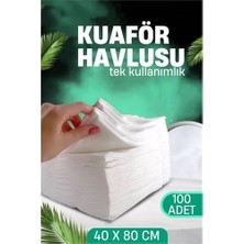 TeknoKapsül Tek Kullanımlık Kuaför Havlusu - Berber Havlusu Spa Havlusu Havlu 100 Ad 72161
