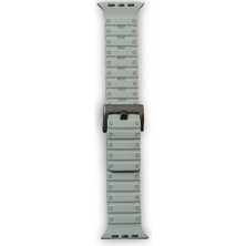 TeknoKapsül Watch 42MM Magnus Mıknatıslı Silikon Kordon - Gri