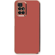 Durukar®   Redmi 10 2022 Kılıf Volet Silikon - Kırmızı