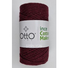 Otto Ince Cotton (Pamuk) Makrome Bordo 200 Gram - 170 Metre