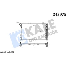Kale Depomix Motor Su Radyatoru Mercedes W204 S204 W212 C207