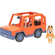 Bluey 4x4 Büyük Araç ve Chilli Figür Set