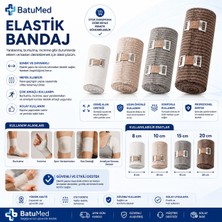 Batumed Premium Elastik Bandaj Yüksek Kalite Esneklik ve Dayanıklılık | Spor & Ortopedik Destek
