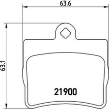 Valeo Depomix Fren Balatasi Arka Mercedes C-Class W202 94 00