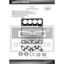 Oto Conta Depomix Üst Takim Contasi R19-CLIO 1.4 Enj. Keçeli Subap Lastikli Skc Std
