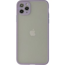 Durukar®  iPhone 12 Pro Max Kılıf Montreal Silikon Kapak - Mor