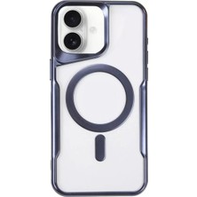 TeknoKapsül Newface Iphone 16 Kılıf Boyi Magsafe Silikon Kapak - Lacivert