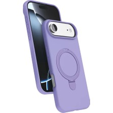 TeknoKapsül Newface Iphone 17 Air Magsafe Standlı Kapak - Lila
