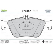 Valeo Depomix Fren Balatasi Ön Mercedes W202 S202 C208 W210 S210 C140 R170