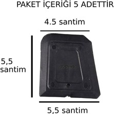X-Perk Esnek Çok Amaçlı Plastik Spatula Çekomastik Derz Slikon Uygulama  5’li Paket