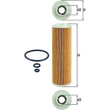 Mahle Depomix Yag Filtresi Mercedes M271 W203 CL203 S203 W204 S204 W211 R171