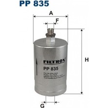Filtron Depomix Yakit Filtresi Mercedes M102 M103 M104 190 W201 W124 W140 C140 R129