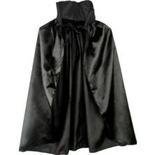 TeknoKapsül Siyah Renk Yakalı Halloween Pelerini 90 cm