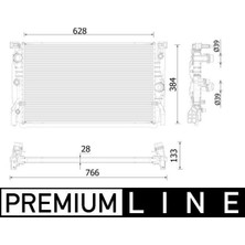 Mahle Depomix Motor Su Radyatoru Premium Line Bmw G11 G12 15 20 G15 G16 18 20