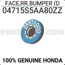 TŞT Honda Civic Arka Tampon Sedan Astarlı 2001 2003- (Oem No:  04715S5AA80ZZ)
