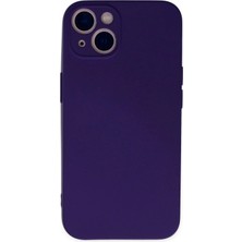 Durukar®  iPhone 13 Mini Kılıf Nano Içi Kadife Silikon - Mor